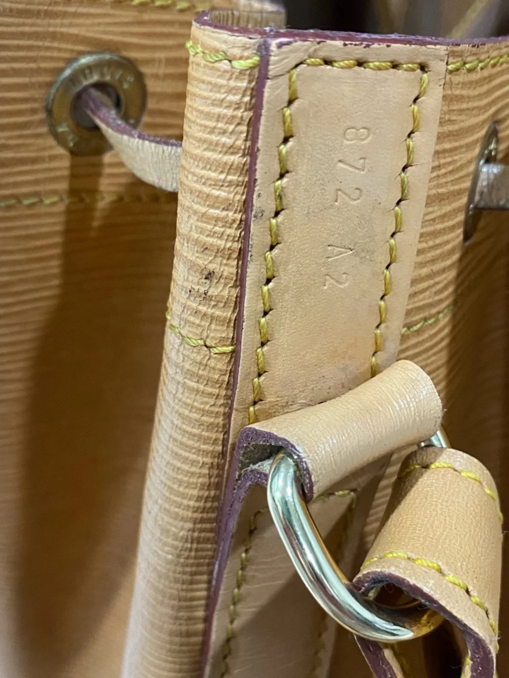 Louis Vuitton Noe Tan Epi Leather Bucket Bag - Picture 5 of 12